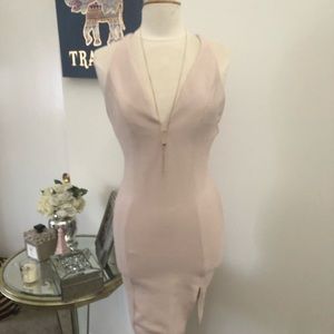 Dress with sexy back strap detail